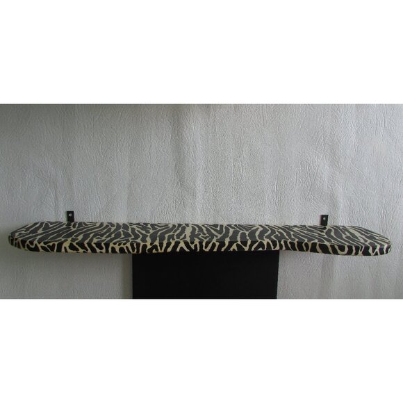Zebra Print Custom Painted Small Shelf - Picture 8 of 10